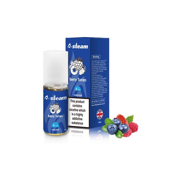 A-Steam Fruit Flavours 6MG 10ML (50VG-50PG) - Flavour: Apple 13