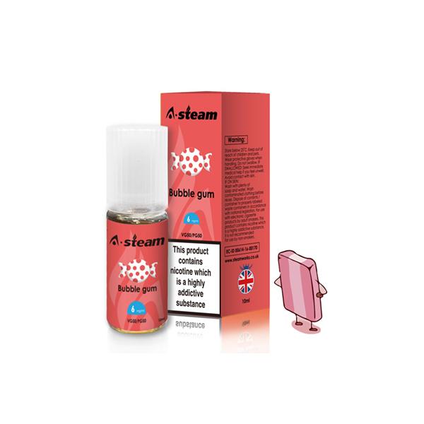 A-Steam Fruit Flavours 6MG 10ML (50VG-50PG) - Flavour: Apple 22