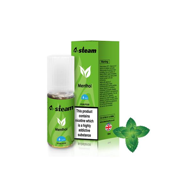 A-Steam Fruit Flavours 6MG 10ML (50VG-50PG) - Flavour: Apple 8