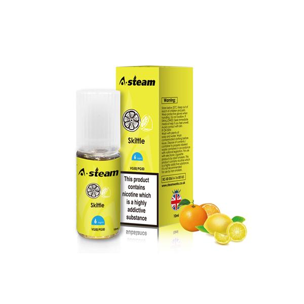 A-Steam Fruit Flavours 6MG 10ML (50VG-50PG) - Flavour: Apple 4