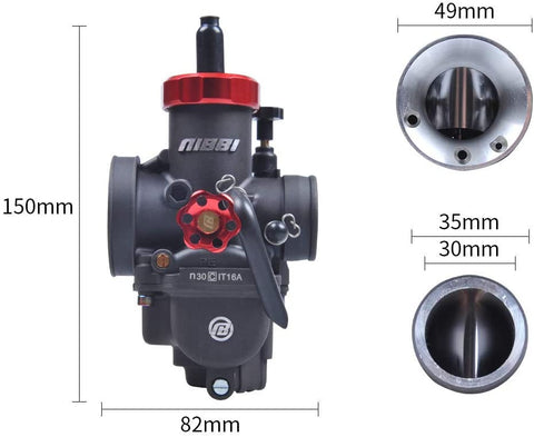 Nibbi upgraded carburetor for Dongfang 250cc Motorcycle. DF250RTS upgraded carburetor Nibbi racing performance carburetor for sale. DF250RTR performance carburetor