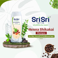 Henna Shikakai Shampoo - For Silky Smooth & Conditioned Hair, 200ml