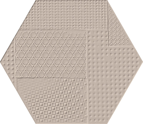 Sixty: Timbro Fango Wall Tile (8"x7"x9.5-mm | silktech)