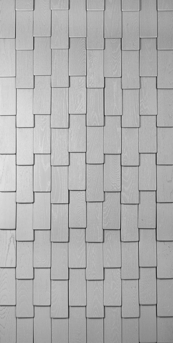 duchateau inceptiv scale reckt silver oak three dimensional wall natural wood panel lacquer for interior use distributed by surface group international