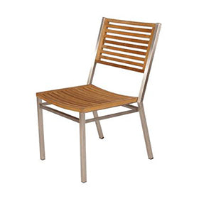 Brown Outdoor Dining Chair