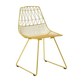 Gold Outdoor Dining Chair