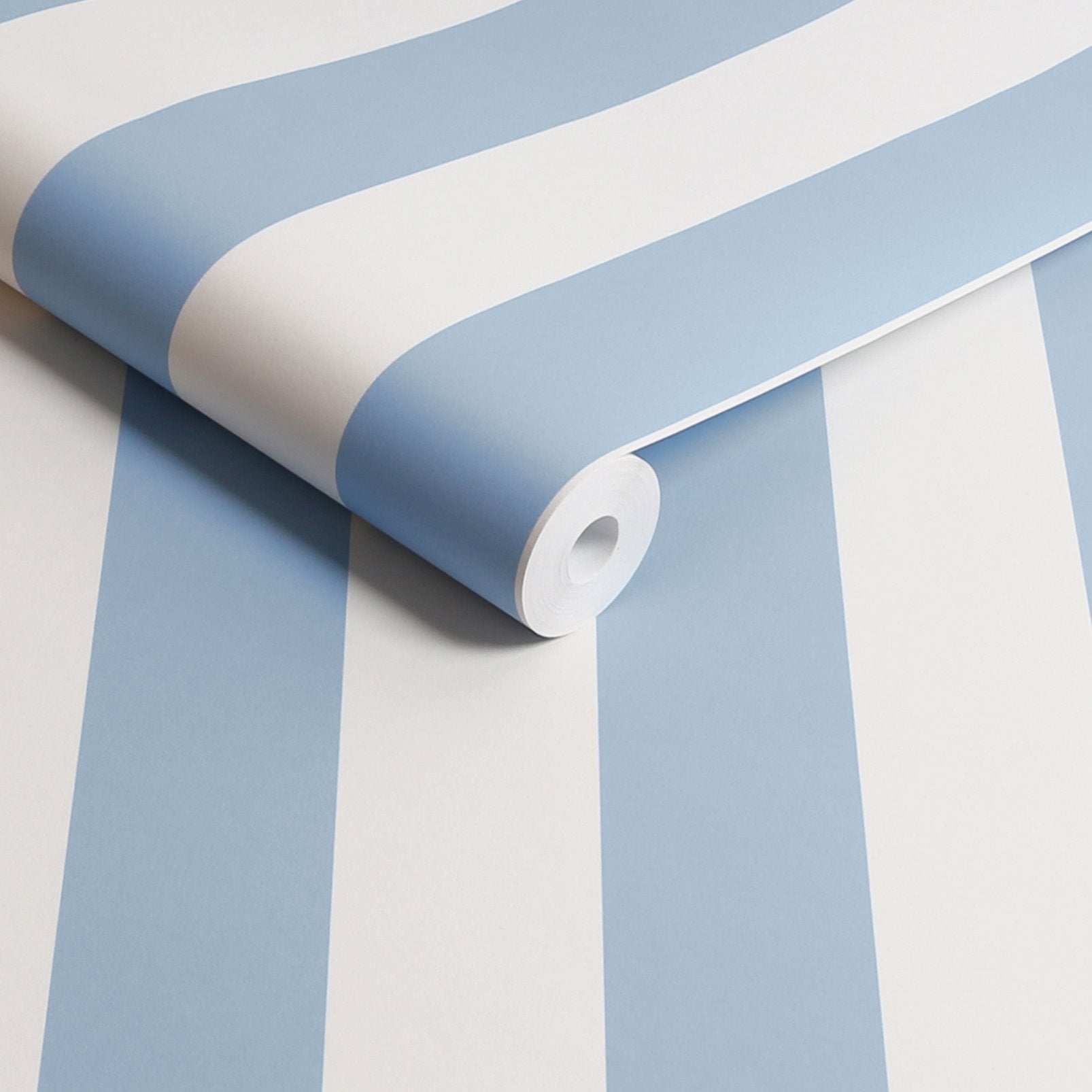 Wallpaper with Canopy Stripe Design