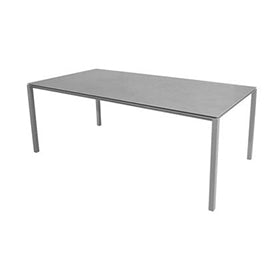 Gray Outdoor Dining Table