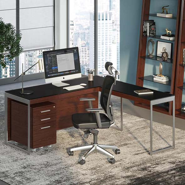 Sequel 20 L Shaped Office Desk by BDI • room service 360°