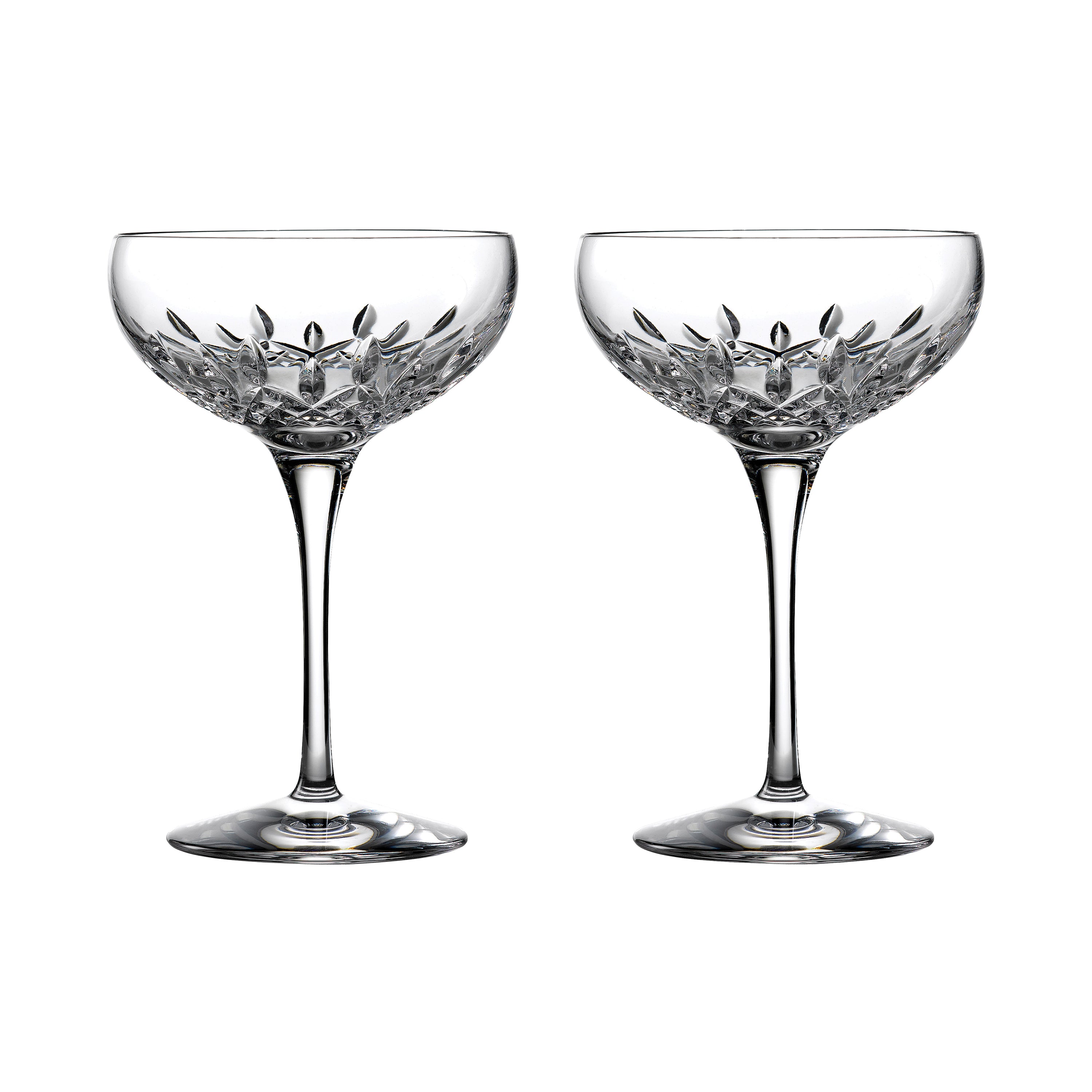 Waterford Lismore Essence Champagne Saucers Set Of 2 2modern 0346