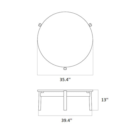 Menu Passage Coffee Table - 2Modern