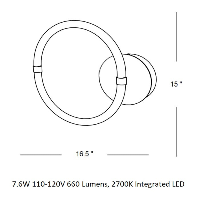 Unseen O Wall Sconce