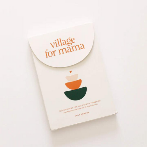 village for mama recipe books that are perfect for postpartum nourishment and baby showers