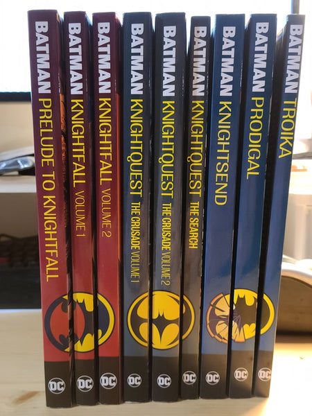Batman Knightfall 25th Anniversary Bundle with matching spines. All 9 –  Brainycomics