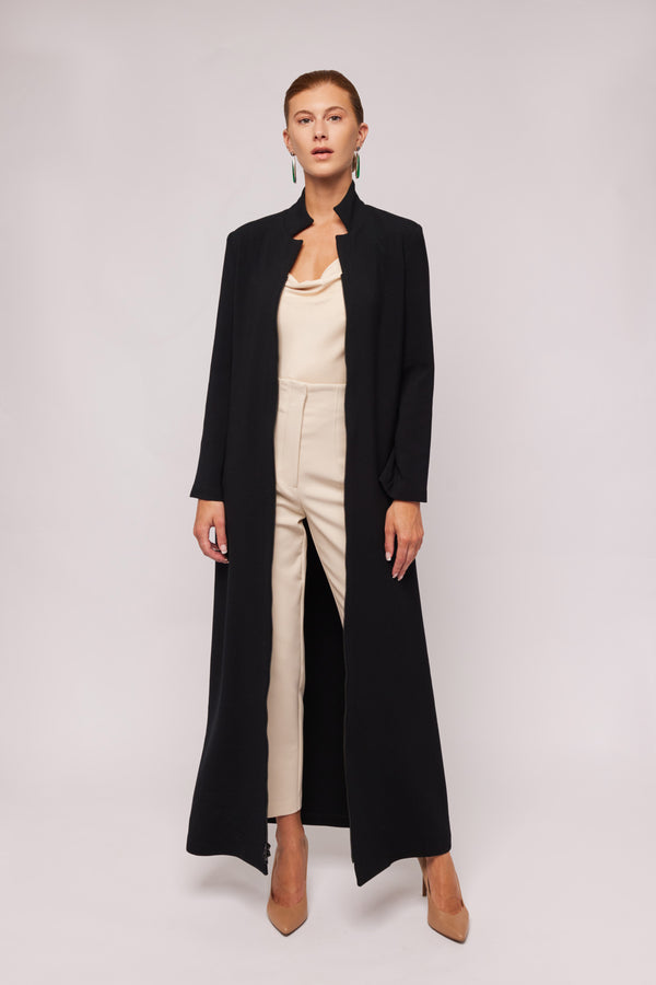 Knit Houndstooth A-line Maxi Dress – ALBANA New York