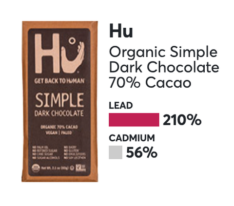Hu Organic dark chocolate 70%