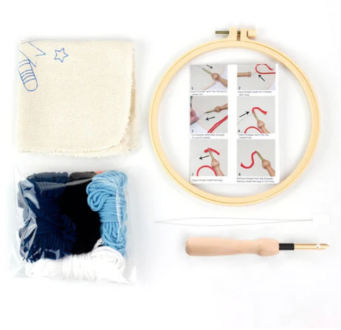 Kit Aguja Magica Para Bordar, Punch Needle, Incluye Tutorial