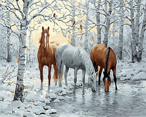 Pintura por números - Cuadro De Caballo – Figured'Art