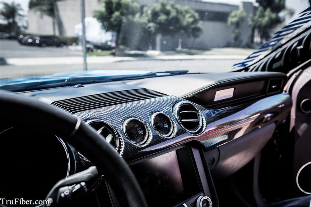 carbon fiber dash kit mustang