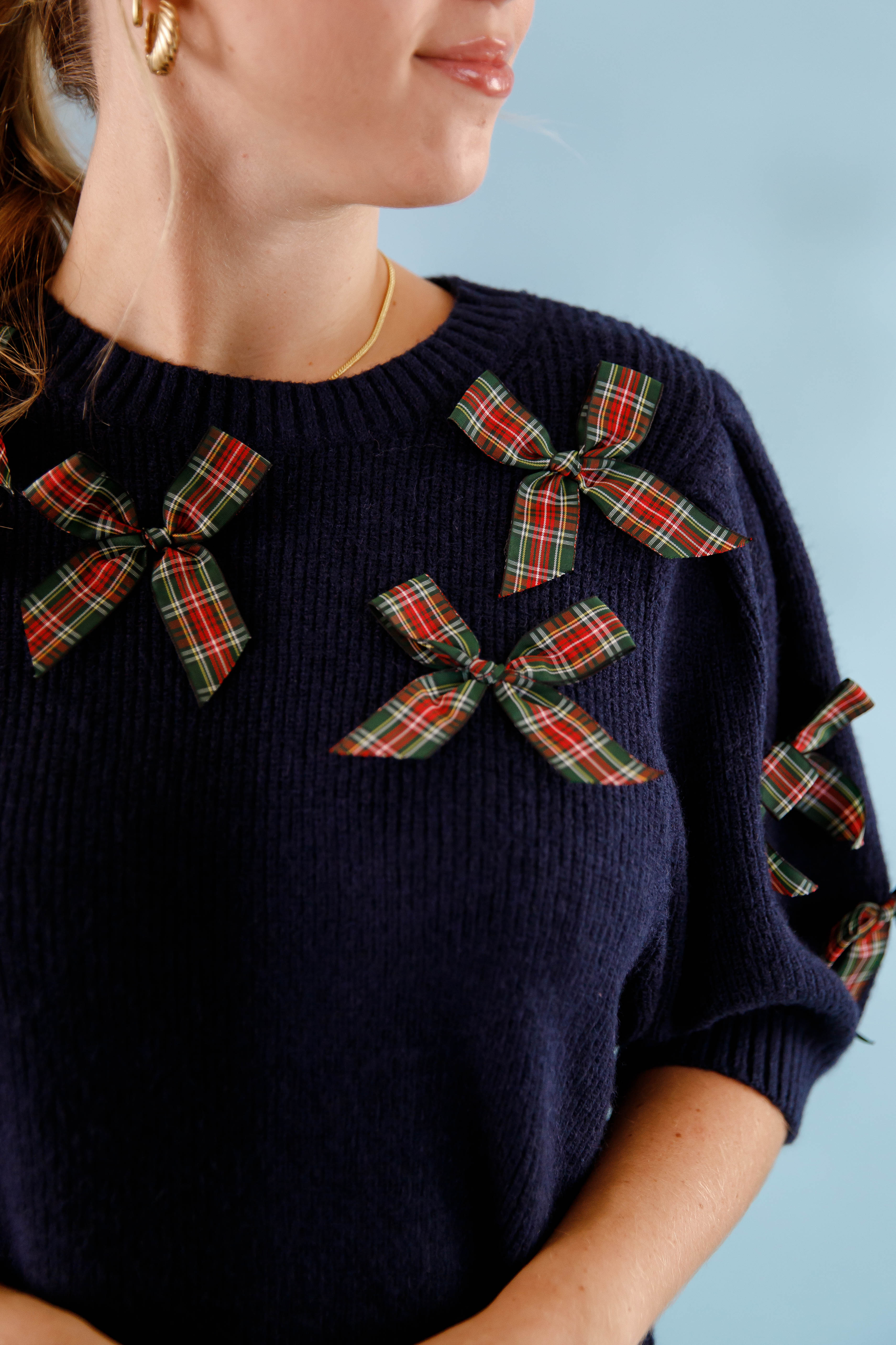 Perfectly Classy Sweater-Navy