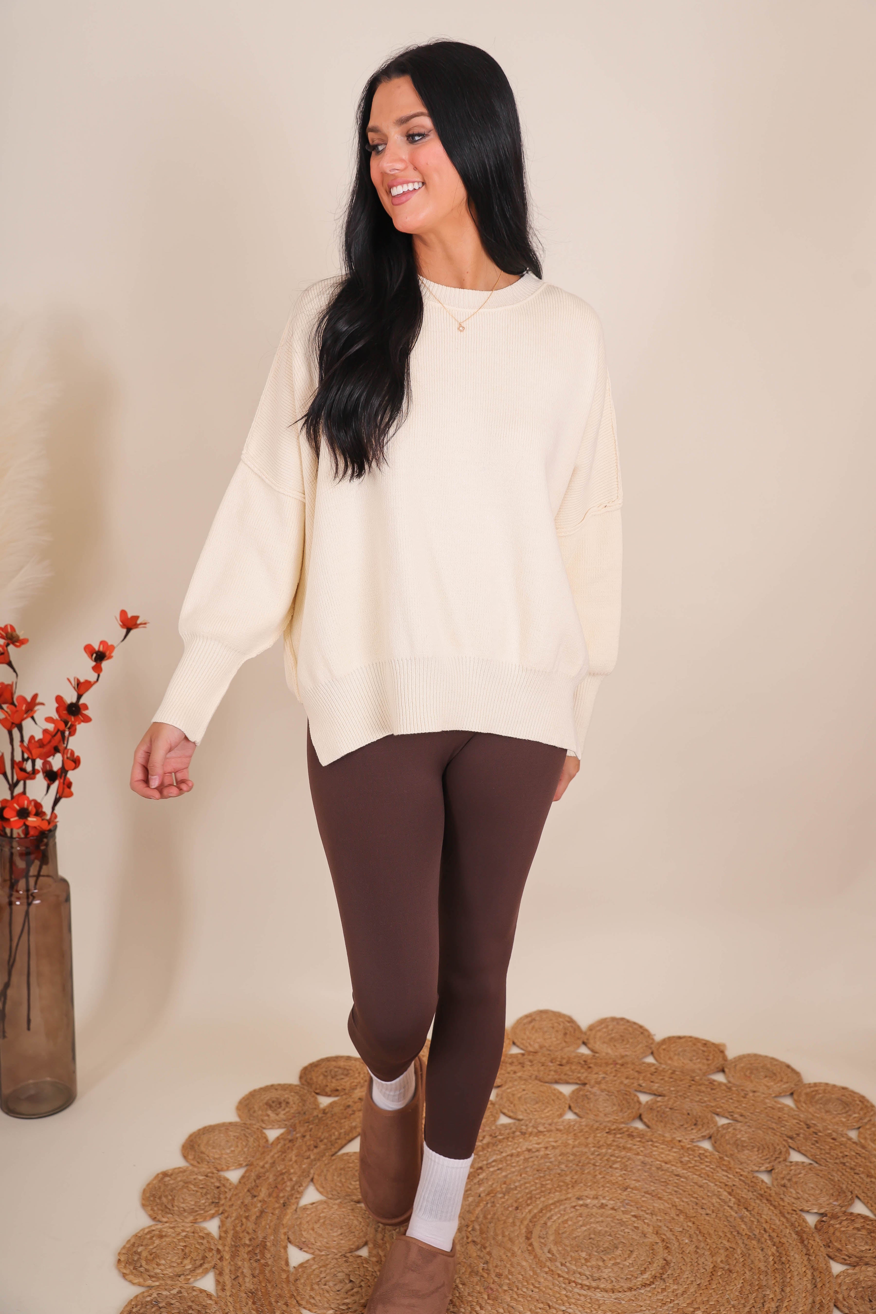 An Unpredictable Moment Sweater-Ivory