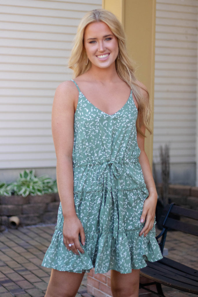 sage summer dress