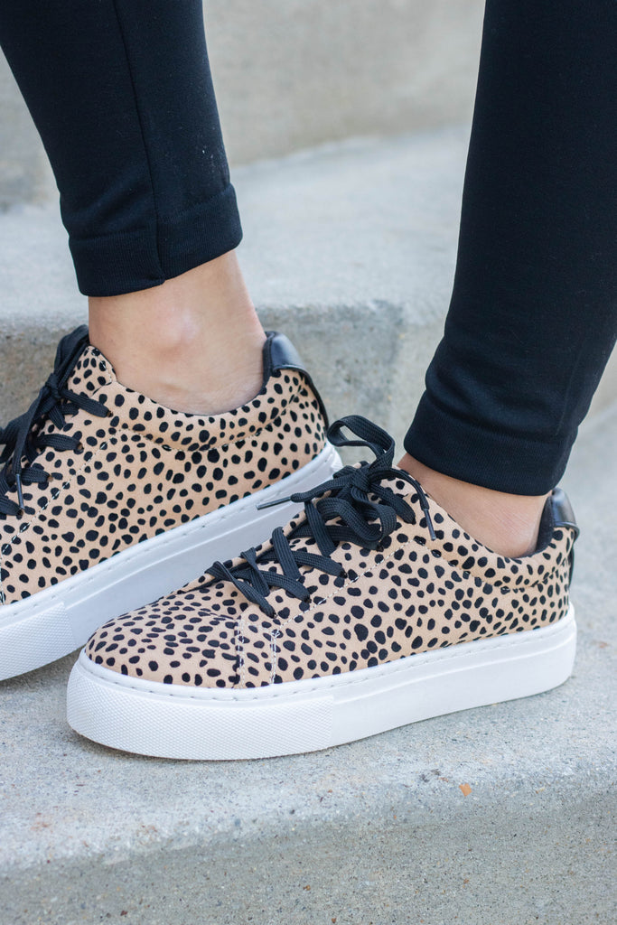 black cheetah sneakers