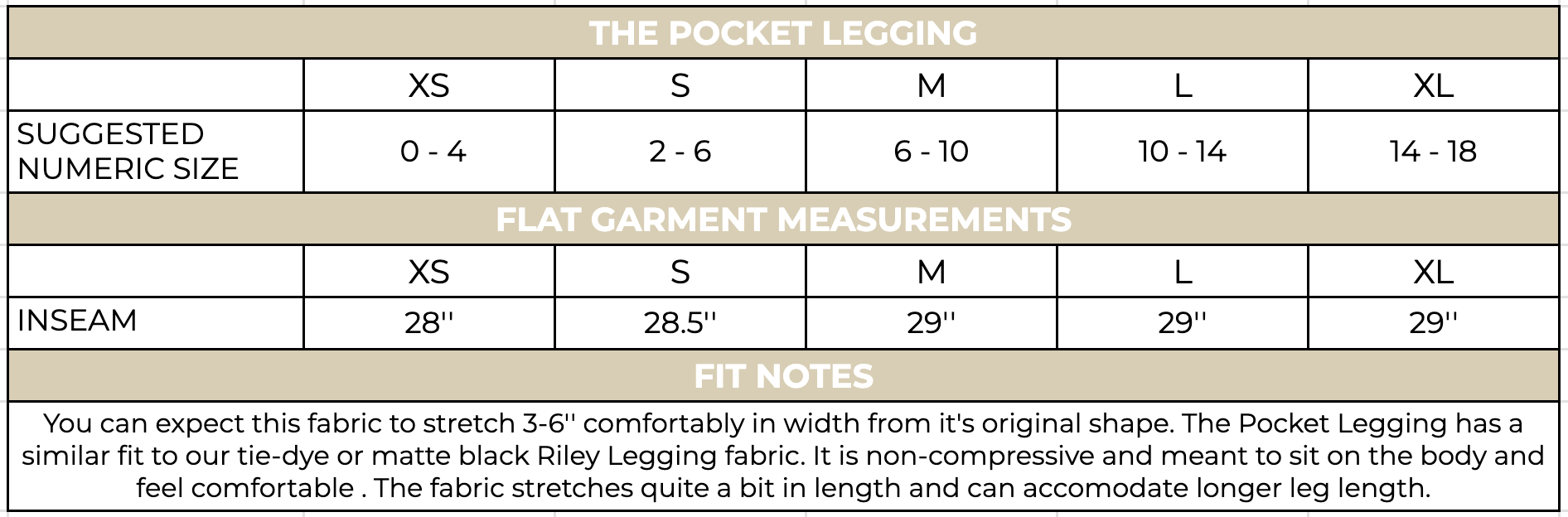 Pocket Legging in Black + Temple – Daub + Design