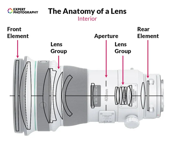 focusing elements in a camera