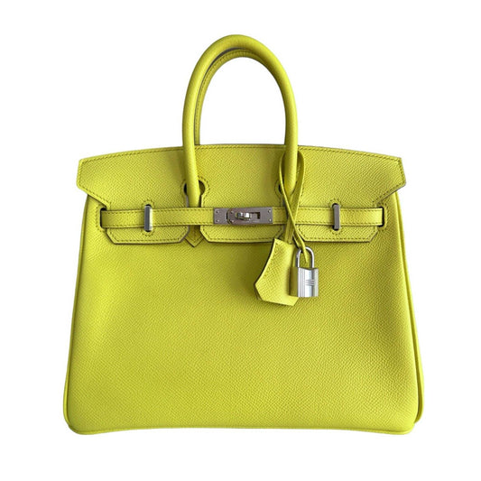 Stunning brand new piece. Model: Hermes Birkin 30 Condition: New Stamp: D,  2019 Color: Lime Leather: Epsom Hardware: Gold …