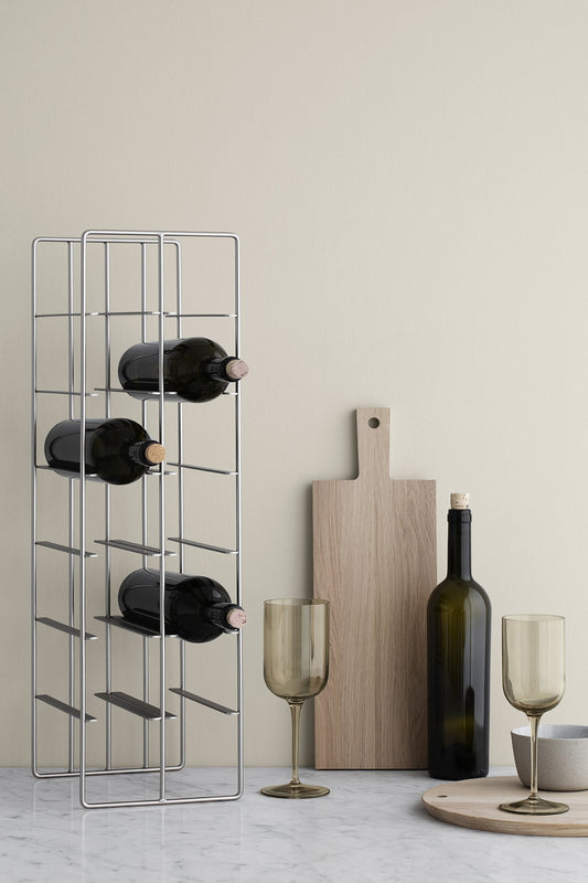 Porta Bottiglie Di Design Moderno Wine Corner Beige