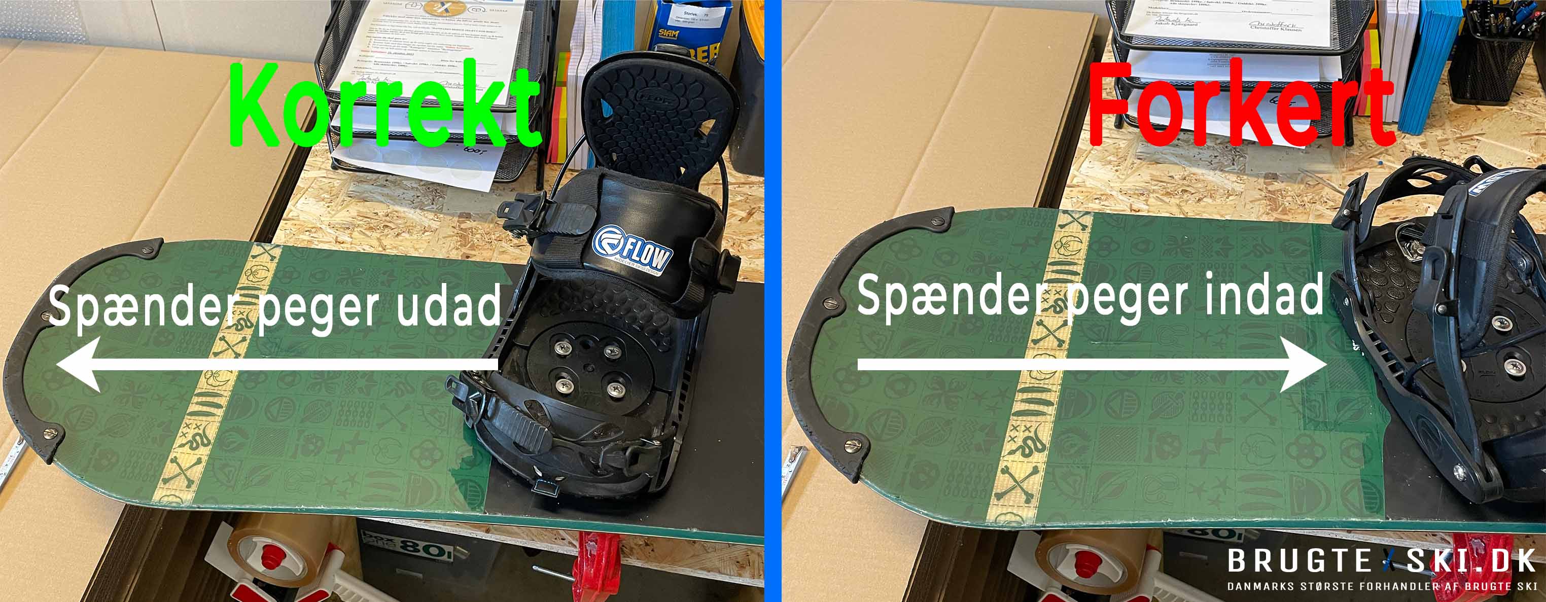 Adjustment and installation of snowboard bindings