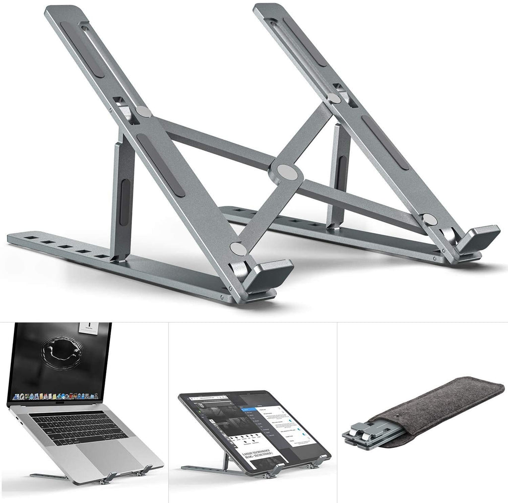 foldable aluminium laptop stand