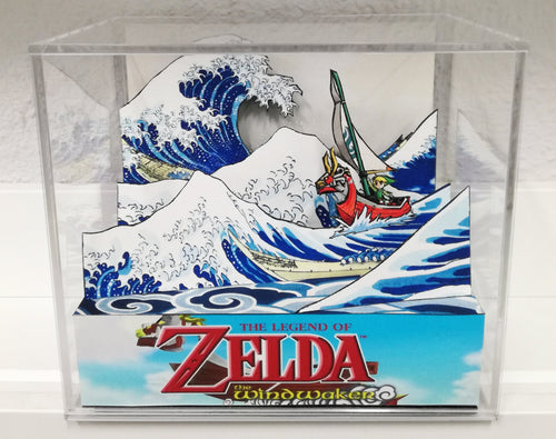 Legend of Zelda Wind Waker Shadow Box 