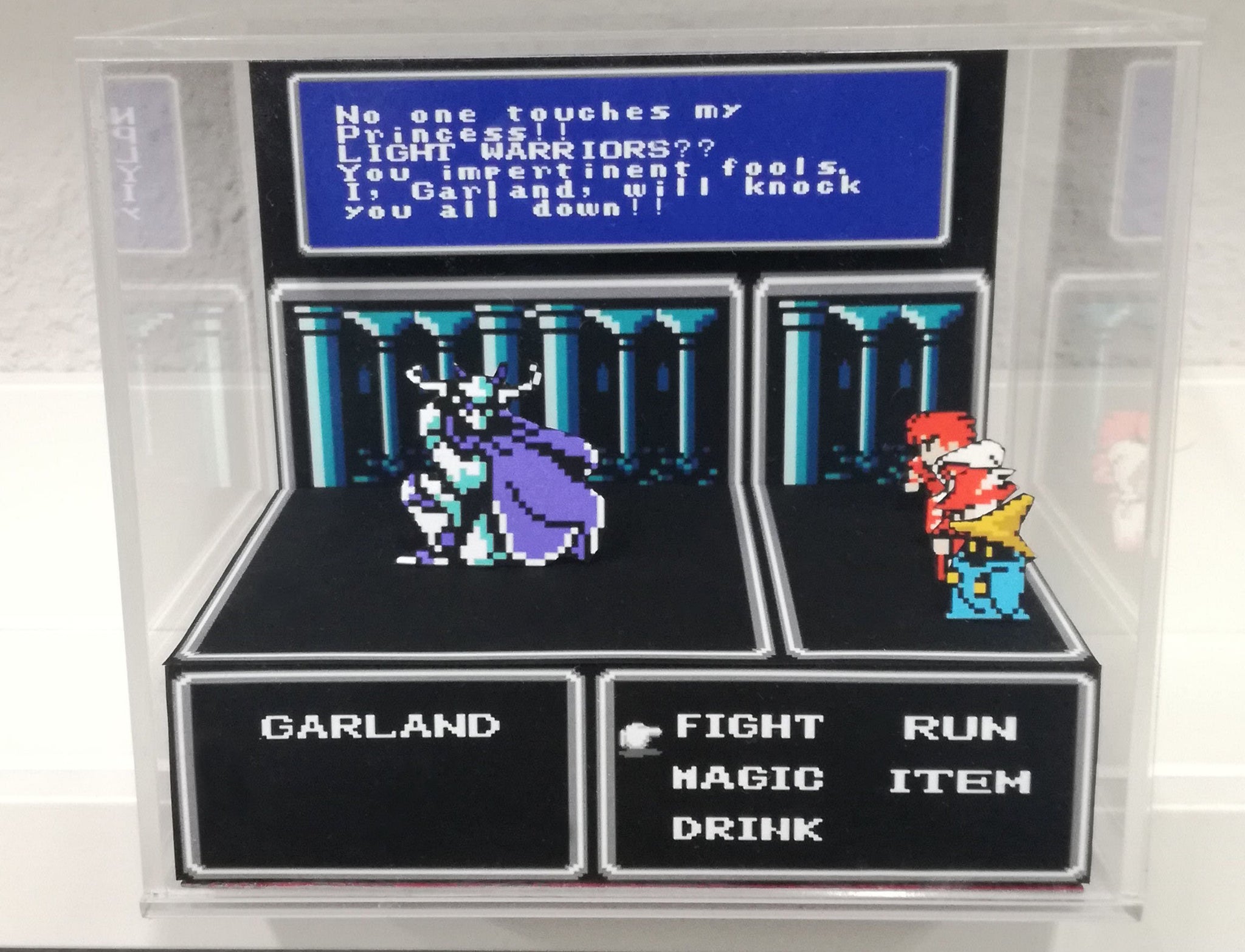 Final Fantasy I Garland Cubic Diorama Arts Md