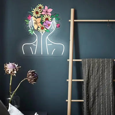 Décoration-Murale-LEDPanel-échelle