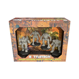 BattleTech Miniature Force Pack - Inner Sphere Heavy Recon Lance - The Haunted Game Cafe