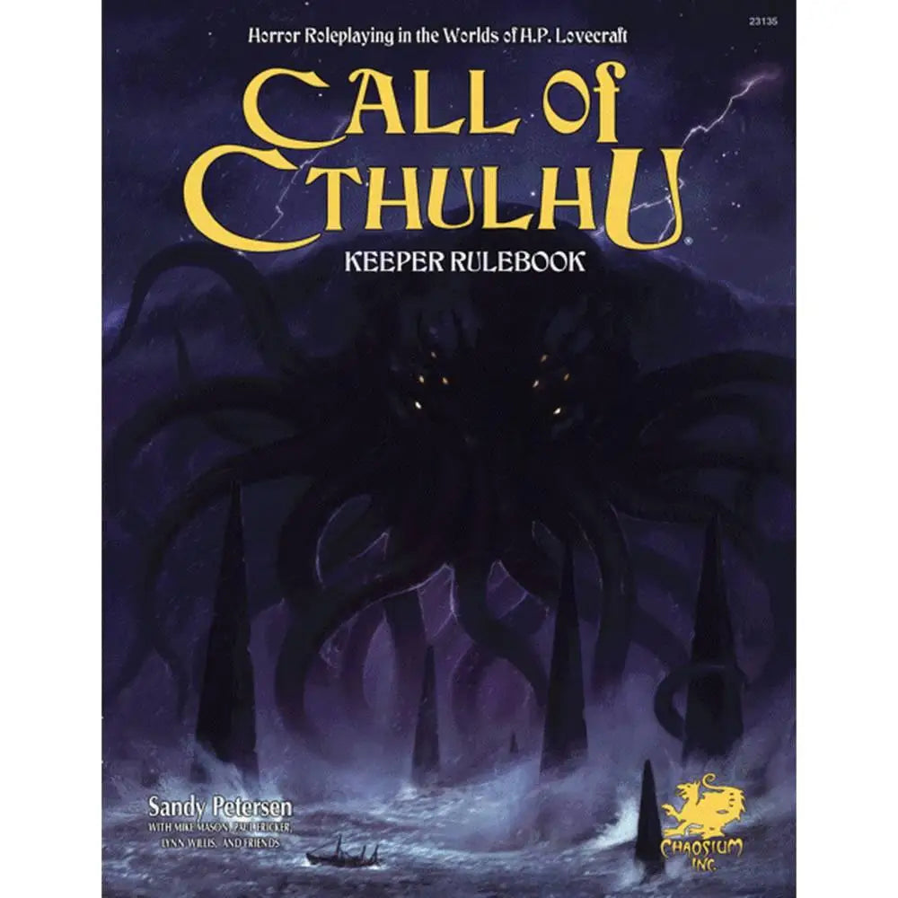 Call of Cthulhu RPG 7th Edition Keeper Rulebook