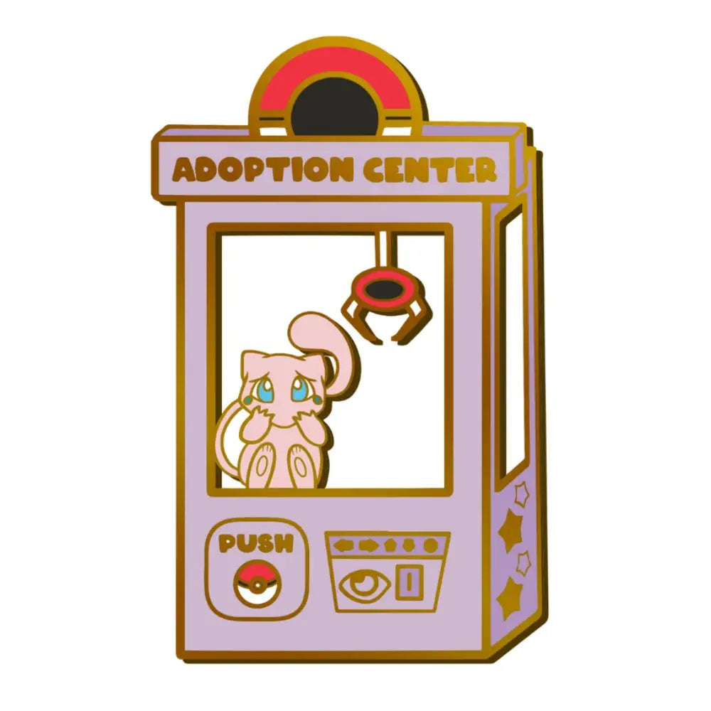 Pokemon Mew Adoption Center Enamel Pin