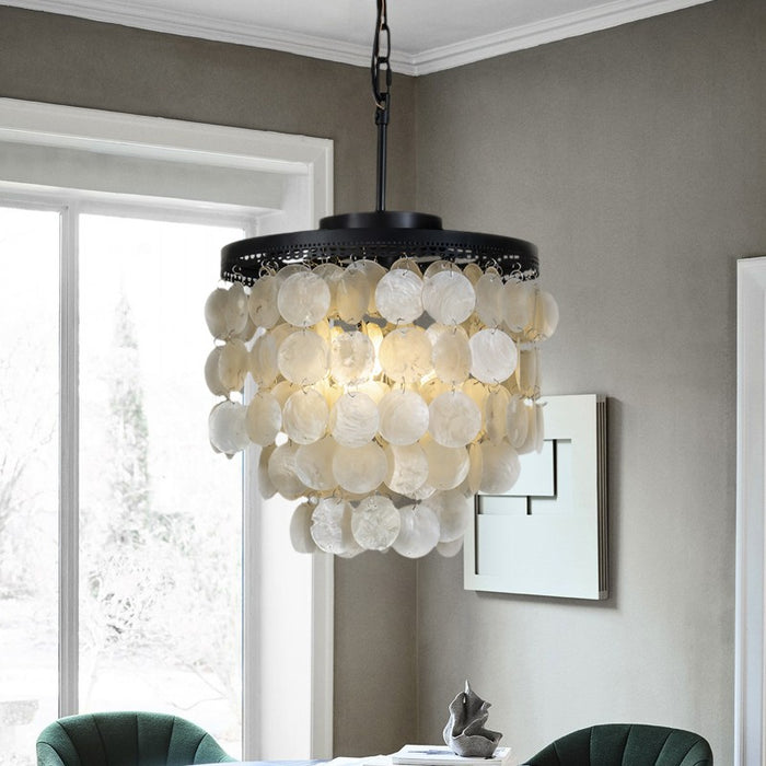 black statement chandelier