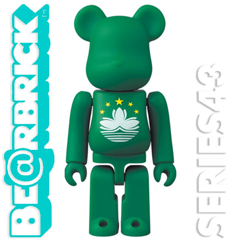 Bearbrick 100% Series 43 Flag - Macau