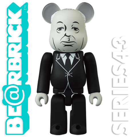 Bearbrick 100% Series 43 Horror - Alfred Hitchcock