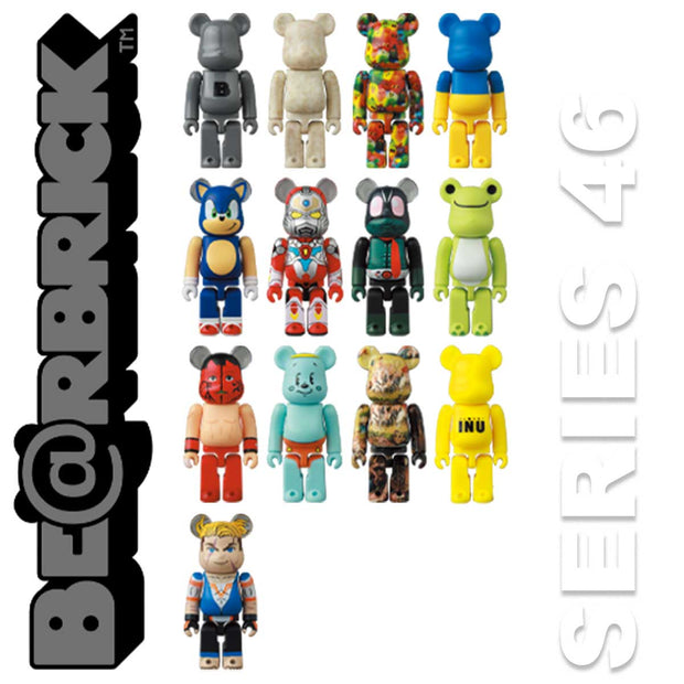 Bearbrick Series 44 Flame Pattern 100% (Opened Blind Box & Card Included) -  US