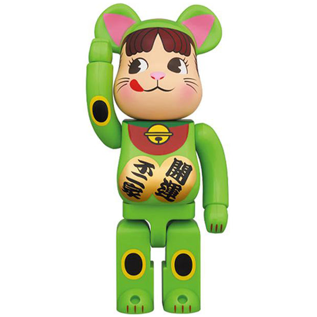 Bearbrick 100% & 400% Set Manekineko Peko Chan Neon Pink – Urban