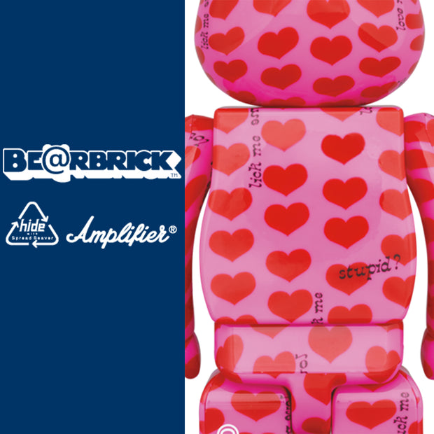 超爆安 BE@RBRICK Pink Pink Heart Memorial 100％ Medicom Amplifier