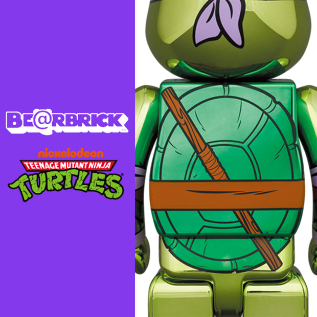 BE@RBRICK DONATELLO CHROME Ver.100％u0026400％ 割引クーポンサイト