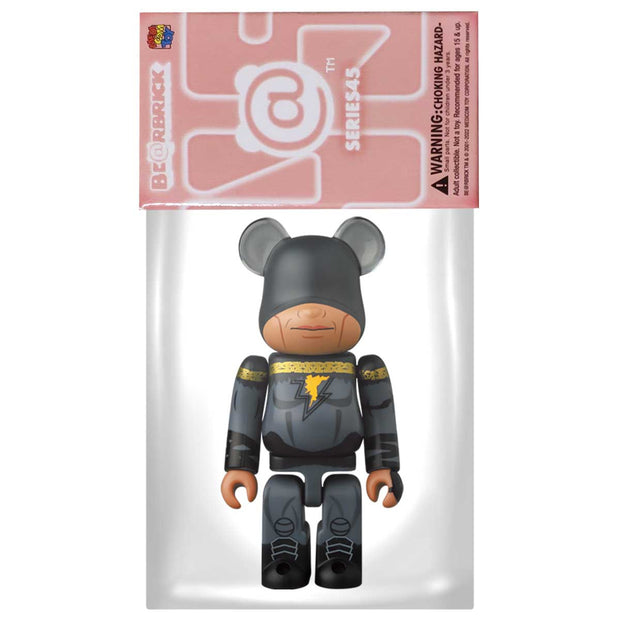 Bearbrick 100% Series 45 Secret Hero - Set of 2 Black Adam