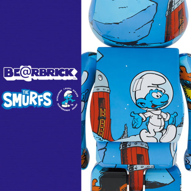 BE@RBRICK Smurfs Astrosmurf 100％ 400％