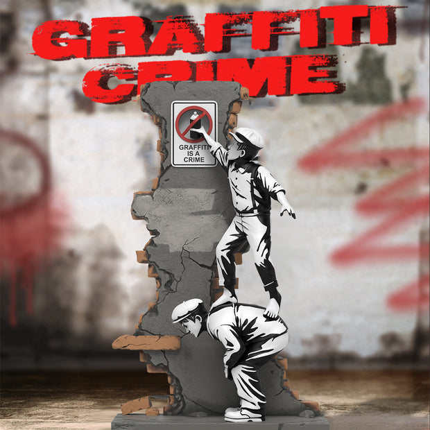 Graffiti Crime フィギュア　バンクシー//mighty jaxx
