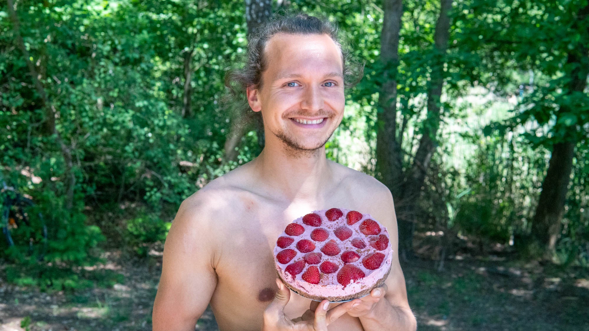 Rohkostkuchen Erdbeeren ohne Backen